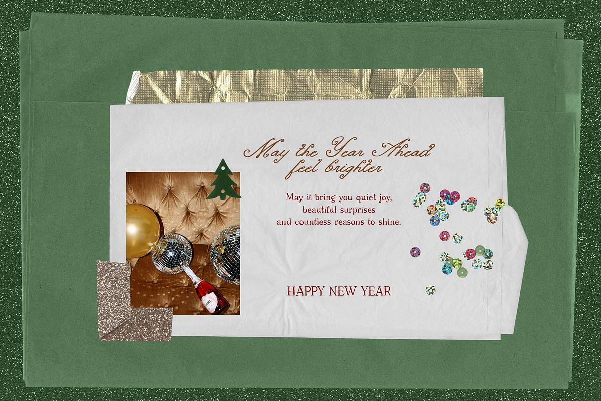 Feeling Sparkly Holiday Collage Kit, an Object Graphic by DigARTbyHavroshka (Photo 4 of 13)