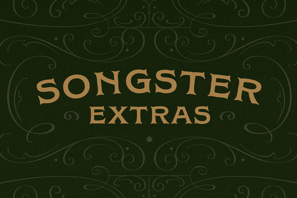 Songster Typeface + Extras, a Serif Font by Ilham Herry (Photo 7 of 8)