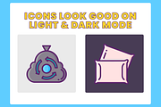 90 Amenities Icons, a Solid Icon by Flat Icons (Thumbnail 7 of 7)