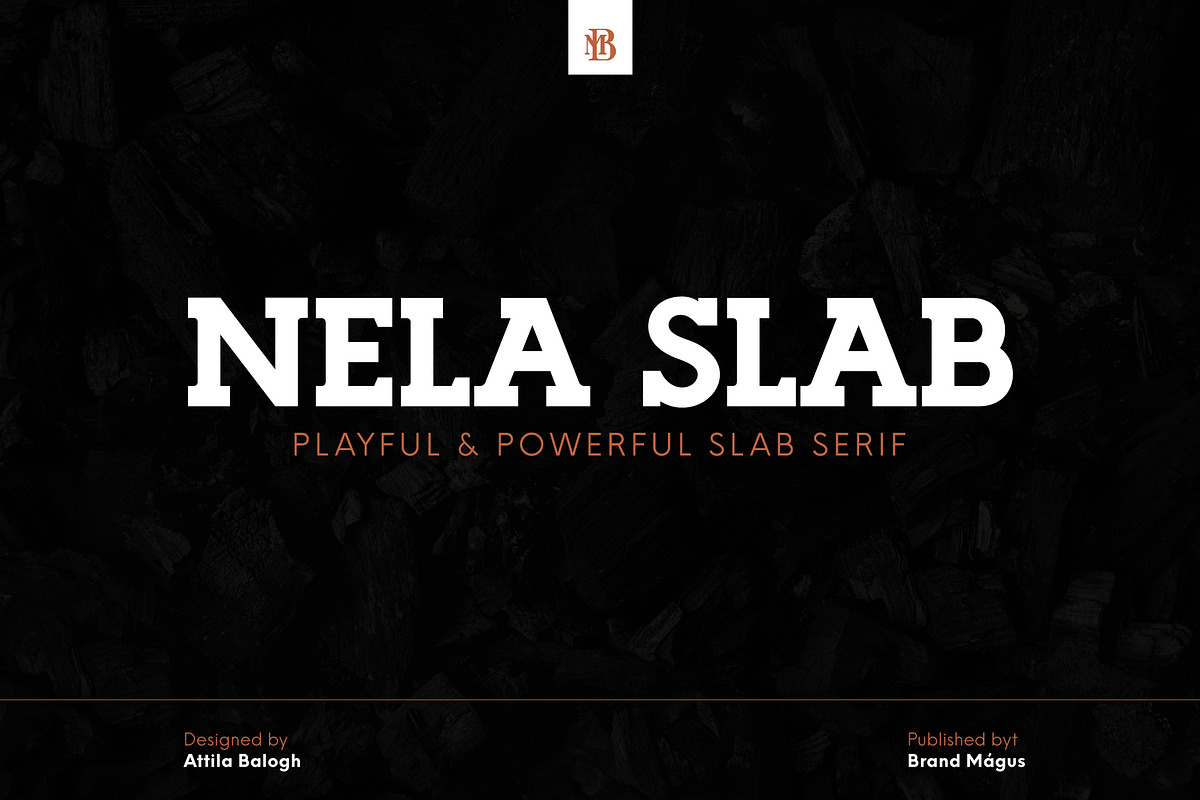 Nela Slab - Playful & Powerful Slab, a Slab Serif Font by Brand Mágus (Photo 1 of 7)