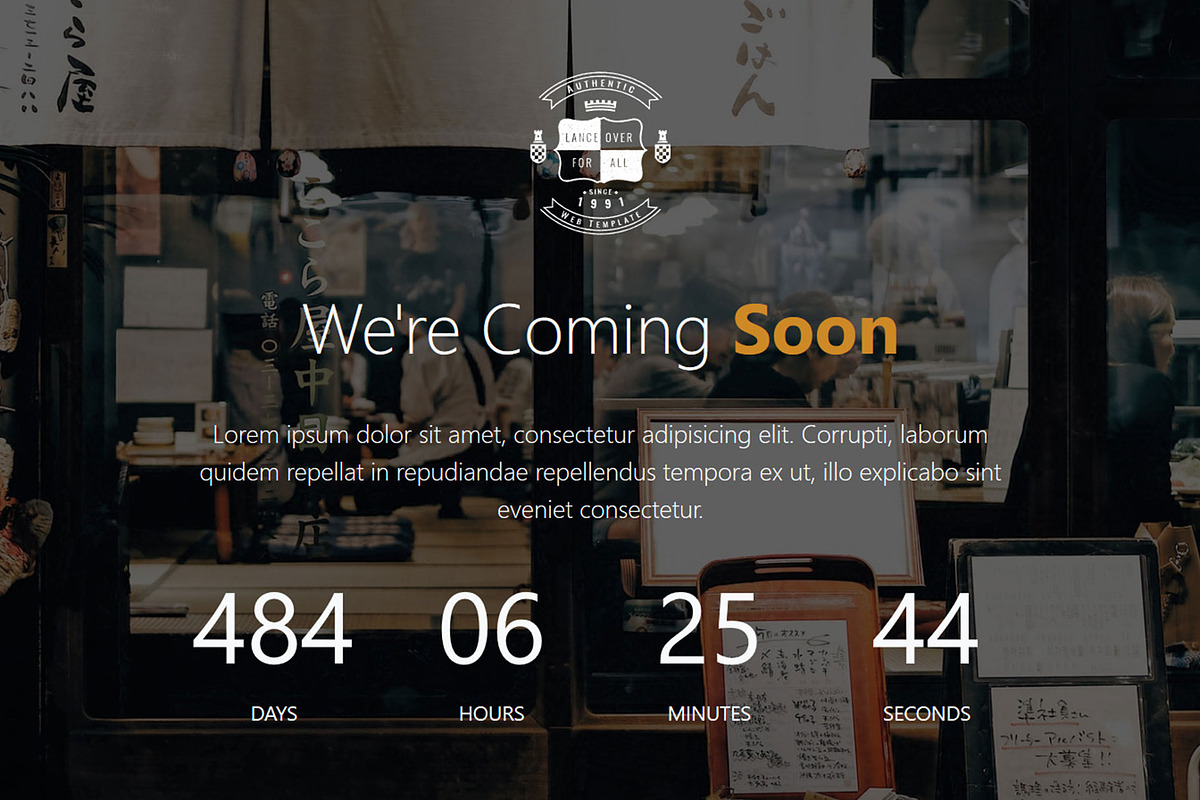 Lanceover - Coming Soon Theme, a Bootstrap Template by Marrow Melow