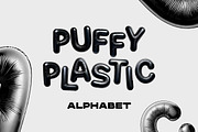 Puffy Plastic alphabet font, a Font by Sonnyfive (Thumbnail 5 of 7)
