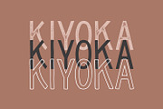 Kiyoka - A Vintage Sans Typeface, a Sans Serif Font by Megi Satyo Widodo (Thumbnail 3 of 7)