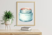 Watercolor Spa Day Clipart Bundle, a Seasonal Illustration by Libby Wishes (Thumbnail 6 of 7)