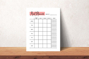 Meal Planner Printable Template