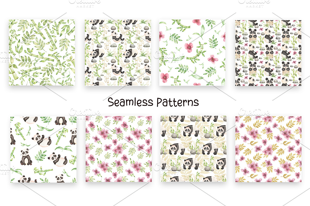 Panda Garden, an Animal Illustration by MayaNavits (Photo 14 of 19)
