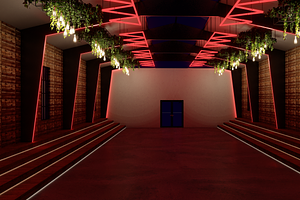 3D Interior Music Venue/Club Design