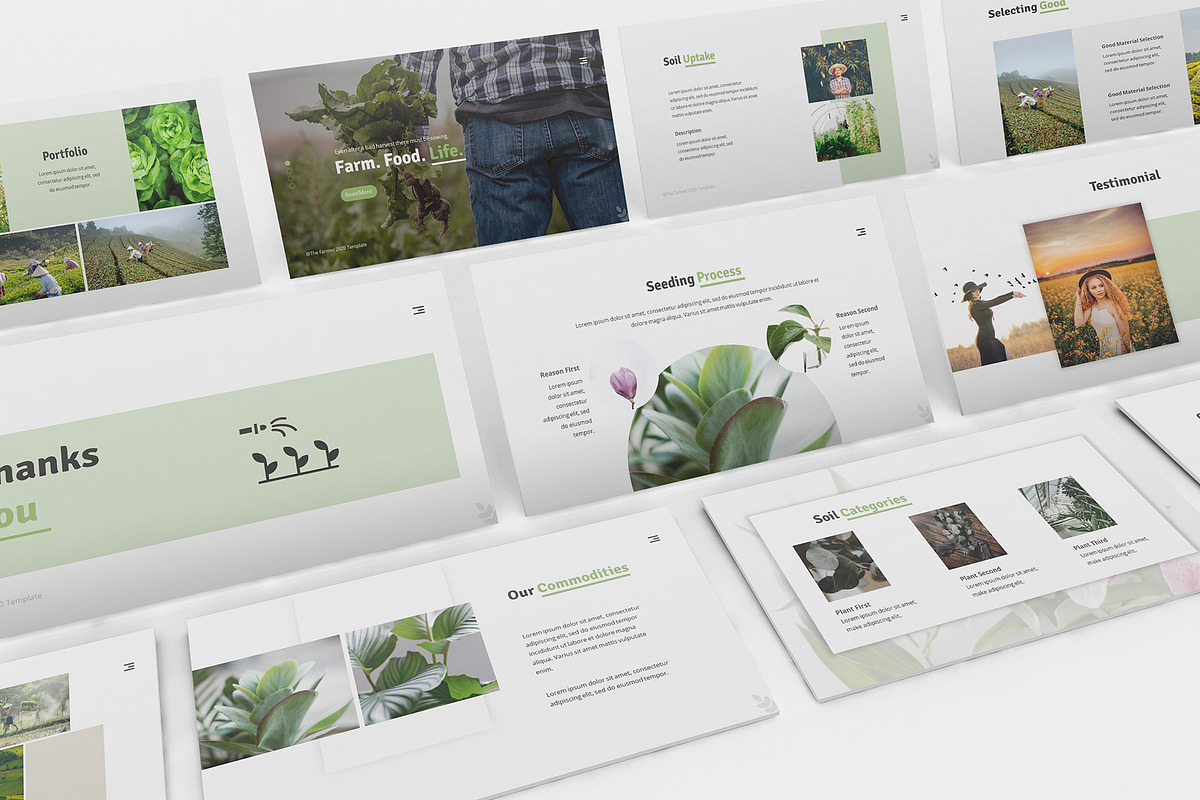 The Farmer Powerpoint Template, a Presentation Template by Formatika Studio (Photo 3 of 10)