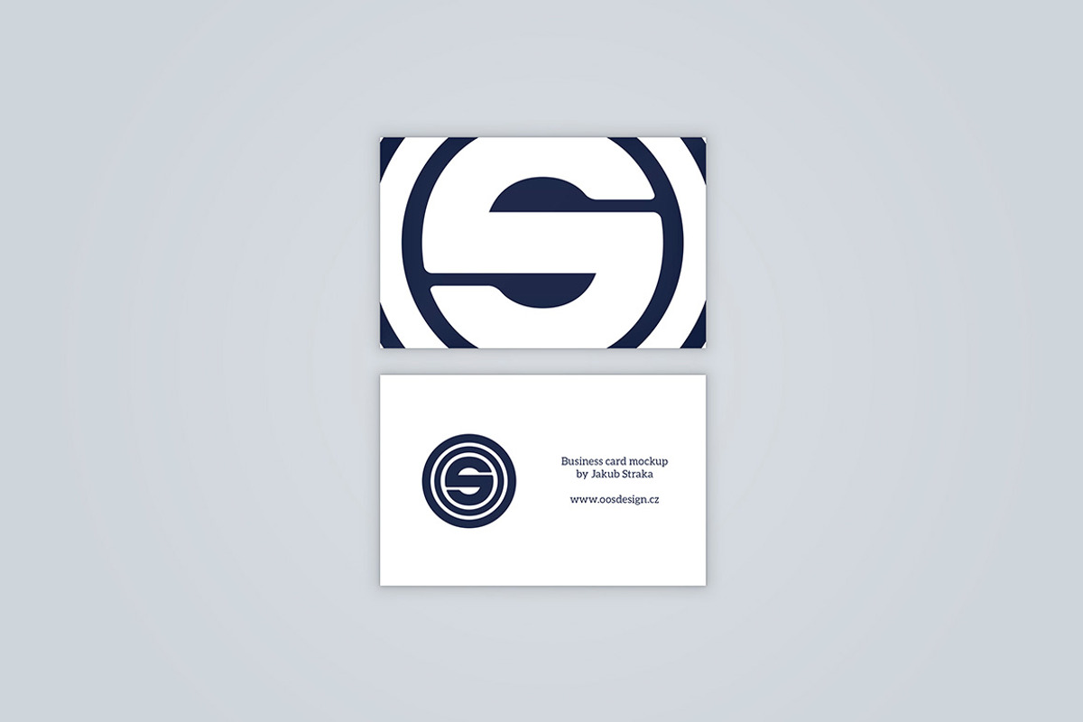 Business cards mockup, a Print Template by OOS Design (Photo 3 of 8)