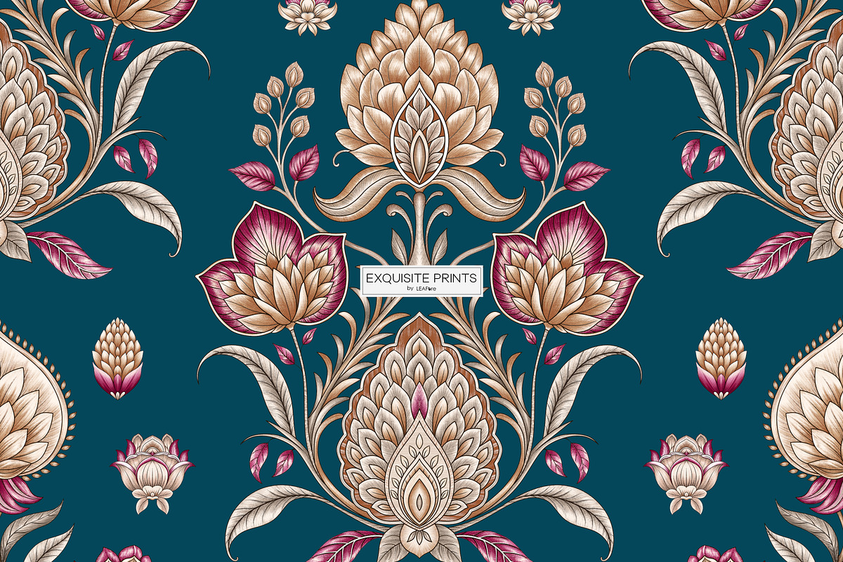 GULISTAAN | Traditional Prints, a Pattern Graphic by LEAFure (Photo 8 of 9)
