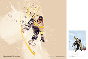 Sport Modern Art Photoshop Action, an Action Add-On by SlideSalad (Thumbnail 9 of 21)