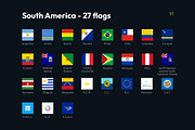 Flags of the World - Square Icons, an Icon by bvcreates (Thumbnail 15 of 16)