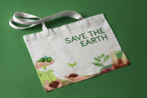 Save The Earth Watercolor Set