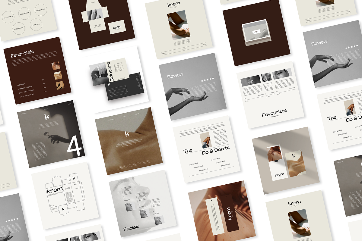 KREM // Social Media Templates, a Social Media Template by 1708Studio (Photo 3 of 4)