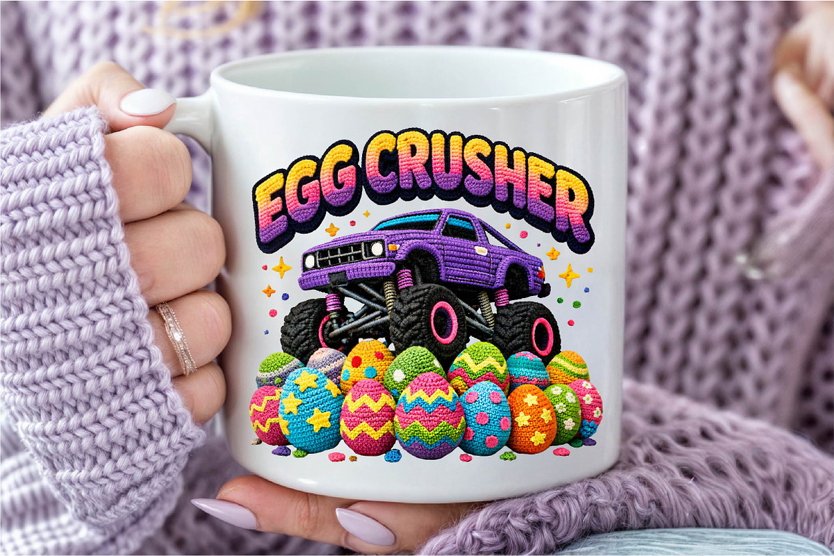Crochet Egg Crusher PNG, an Illustration by DreamCafeArt (Photo 4 of 6)