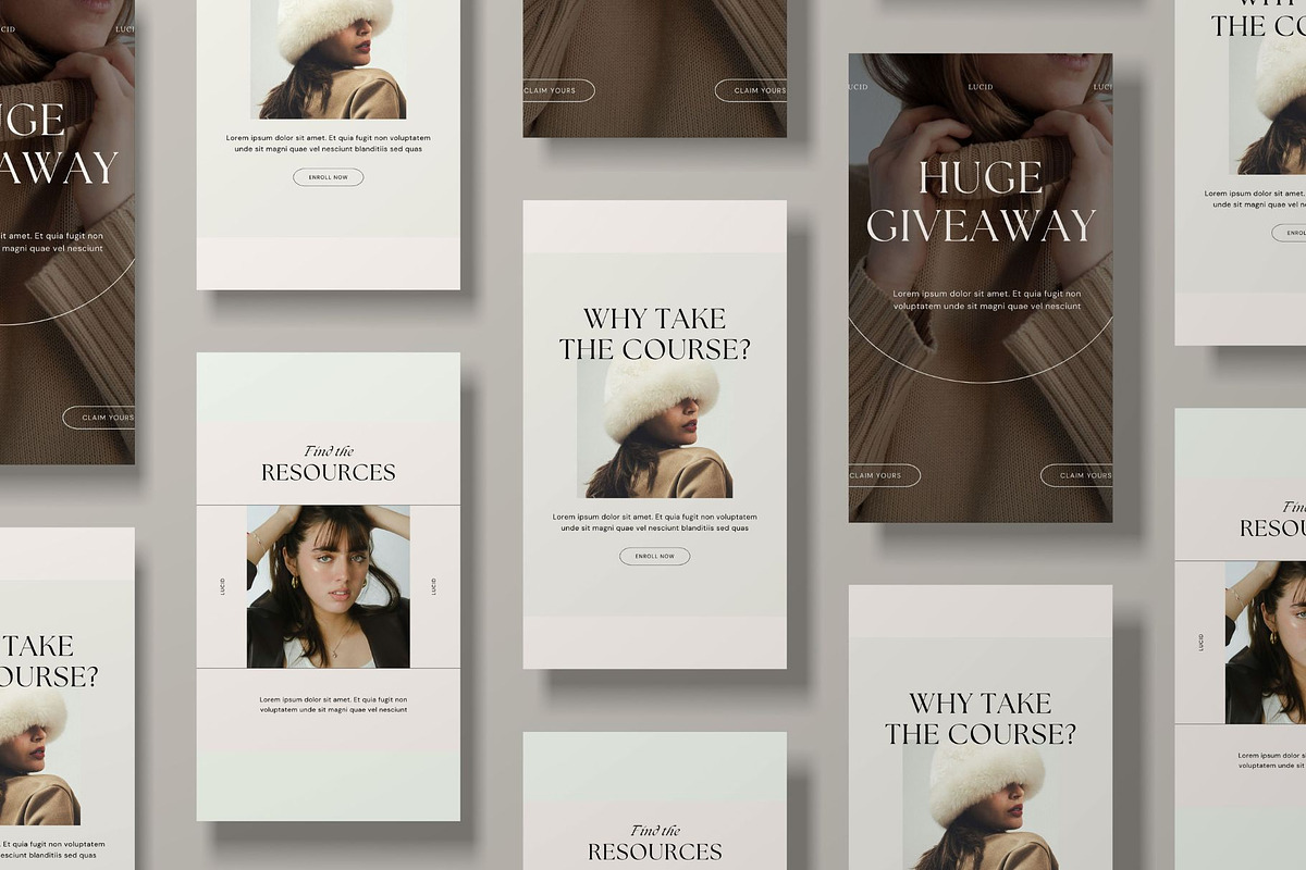 LUCID Coach Instagram Templates, a Social Media Template by BoldNStudio (Photo 4 of 9)