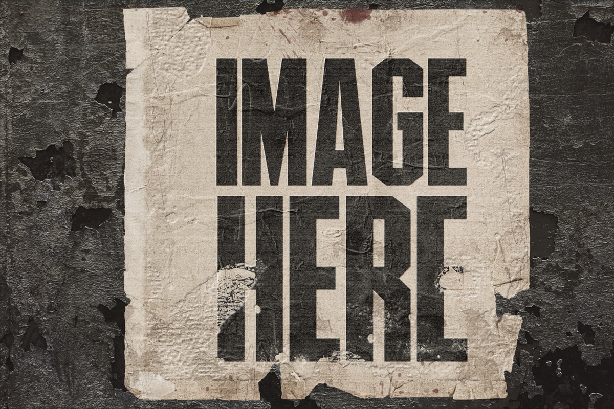 Old Wild West Wanted Poster Mock-ups, an Advertising Mockup by Giallo (Photo 11 of 30)