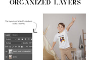 Kids T-shirt Mockup Bundle, a Shirt Mockup by Neutral Mockups (Thumbnail 4 of 7)