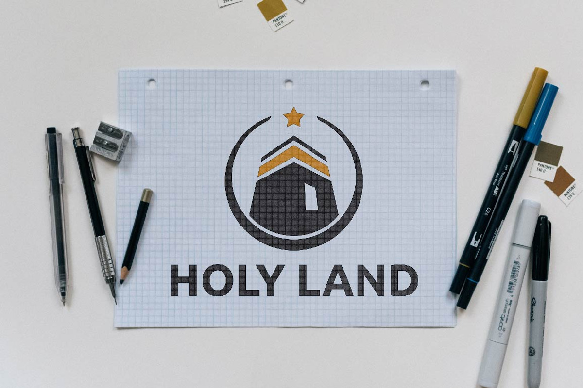 Arabic Mecca Kaaba Holy Land Logo, a Branding & Logo Template by jongcreative (Photo 4 of 4)
