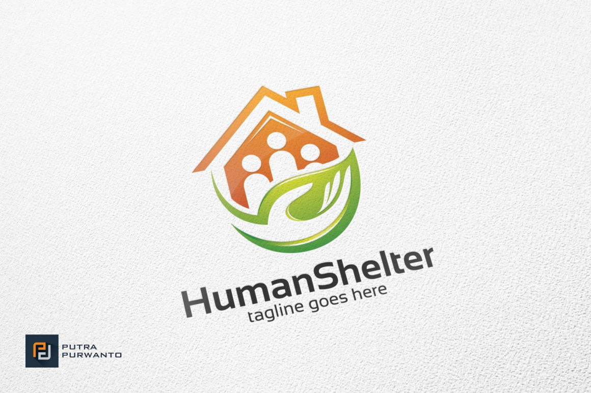 Human Shelter - Logo Template, a Branding & Logo Template by putra_purwanto
