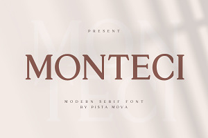 MONTECI Serif Font