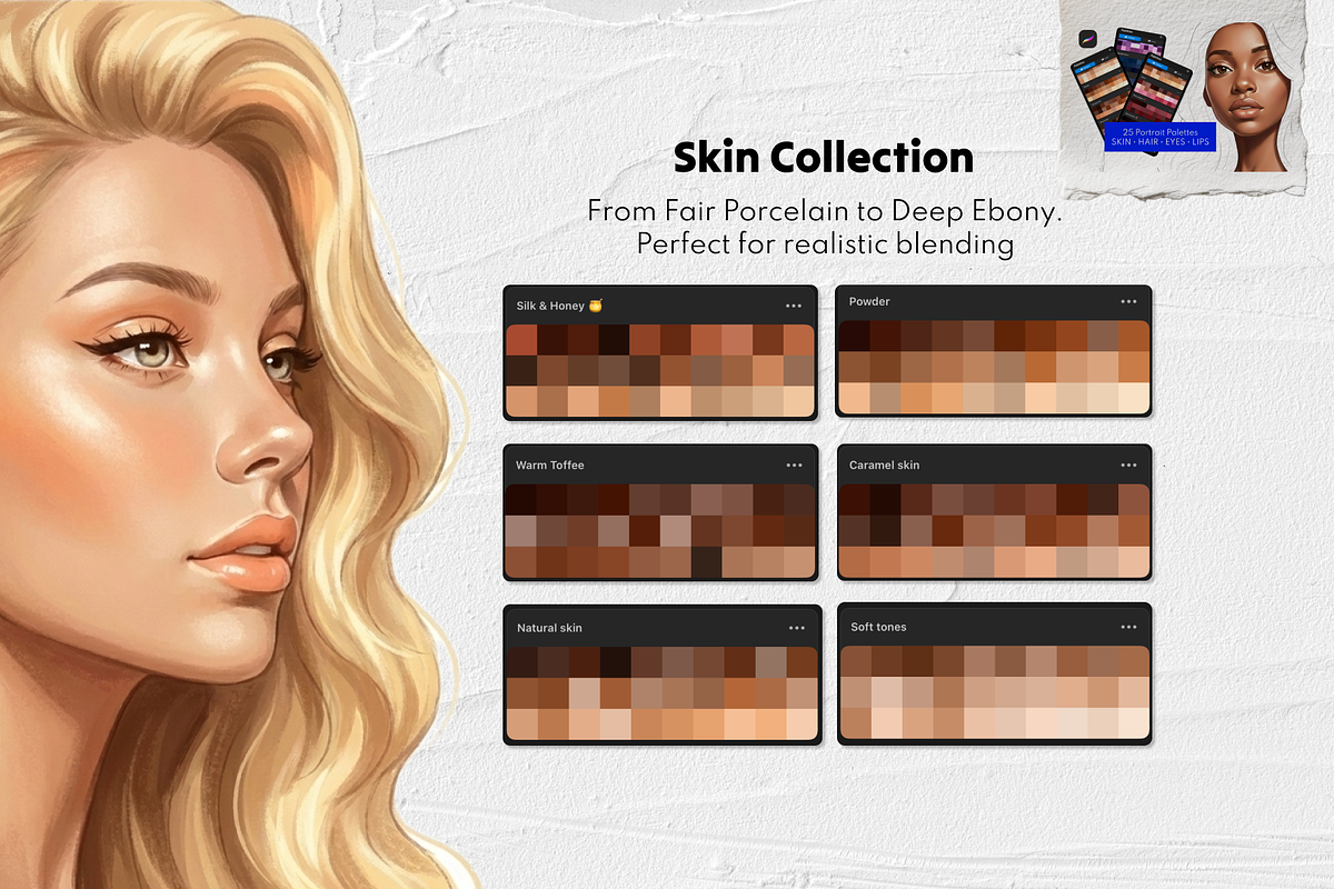Big Female Procreate Bundle, a Brush Add-On by Selentaori Studio (Photo 10 of 20)
