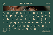Fleur Mirage - Modern Retro Serif, a Serif Font by roomspace creative lab (Thumbnail 14 of 15)