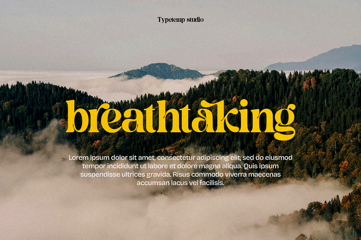 Magnoria – A Playful & Groovy Retro, a Sans Serif Font by Typetemp Studio (Photo 16 of 19)