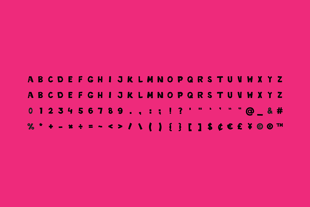 Pootato font - made from potatoes, a Sans Serif Font by ugly type (Photo 6 of 8)