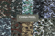 240 Camouflage Patterns Bundle, a Pattern Graphic by 3Y_Design (Thumbnail 16 of 26)