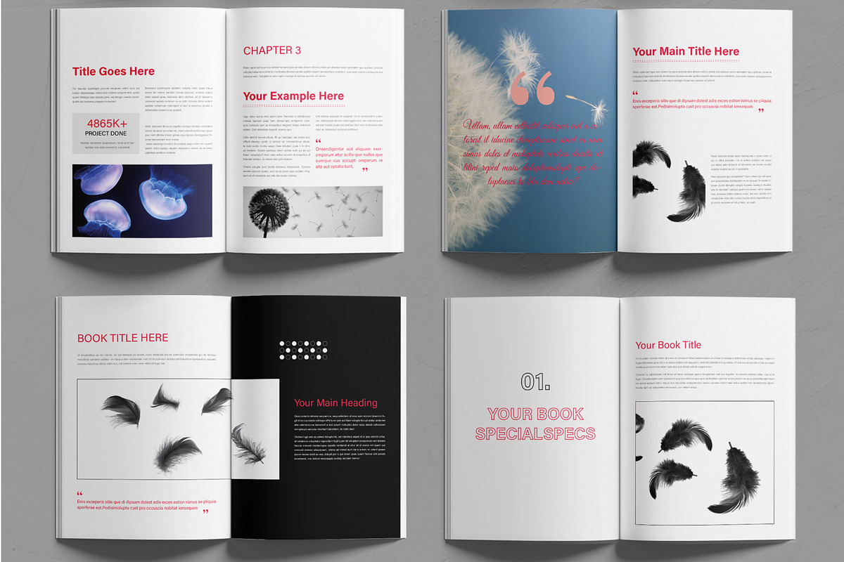 Minimal Book Layout | Creative Market