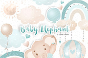 Baby Elephant boy design, an Illustration by designloverstudio (Thumbnail 3 of 3)