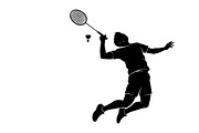 Badminton Smash Silhouettes, an Illustration by Amazin_art (Thumbnail 27 of 31)