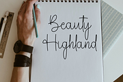Beauty Handwriting, a Handwritten Font by FreshTypeINK (Thumbnail 8 of 8)