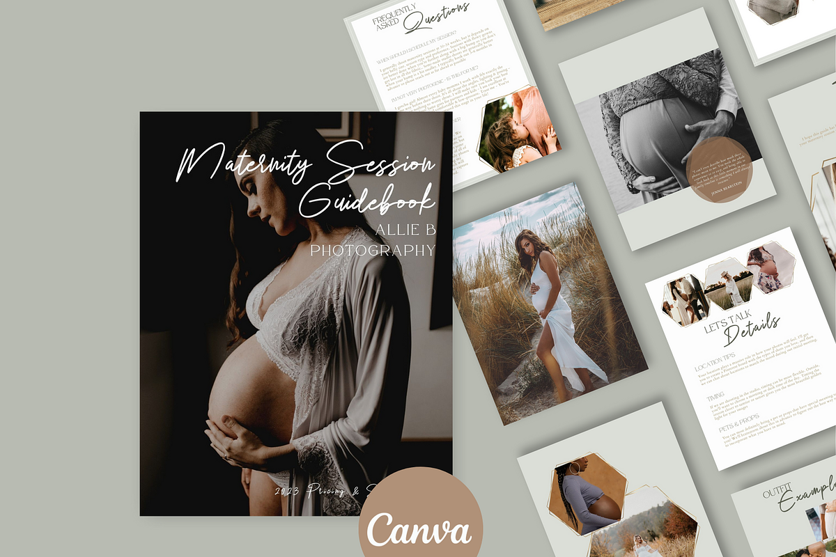GOLD Maternity Photography Guide, a Magazine Template by Signature Edits (Photo 11 of 11)