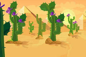 Desert Game Background