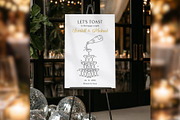 Luxury Engagement Sign Canva pg004, a Poster Template by TyphoonStudio (Thumbnail 1 of 8)