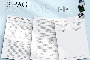 HR CV Template, Resume Template