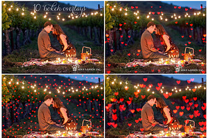 Valentine's Day Photoshop Overlays