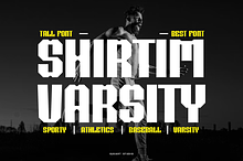Shirtim Varsity - Sporty Font