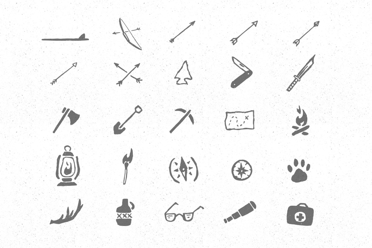 Adventure Icon Pack, an Icon by Woodcrest Design Co. (Photo 3 of 5)