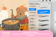 Storybook studio for Procreate, a Brush Add-On by Eliza Moreno Illustration (Thumbnail 4 of 6)