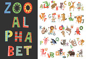 Zoo alphabet for children, an Animal Illustration by Anna Guz's Store (Thumbnail 1 of 5)