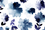 Watercolor floral pattern, a Pattern Graphic by Anya-D (Thumbnail 1 of 4)