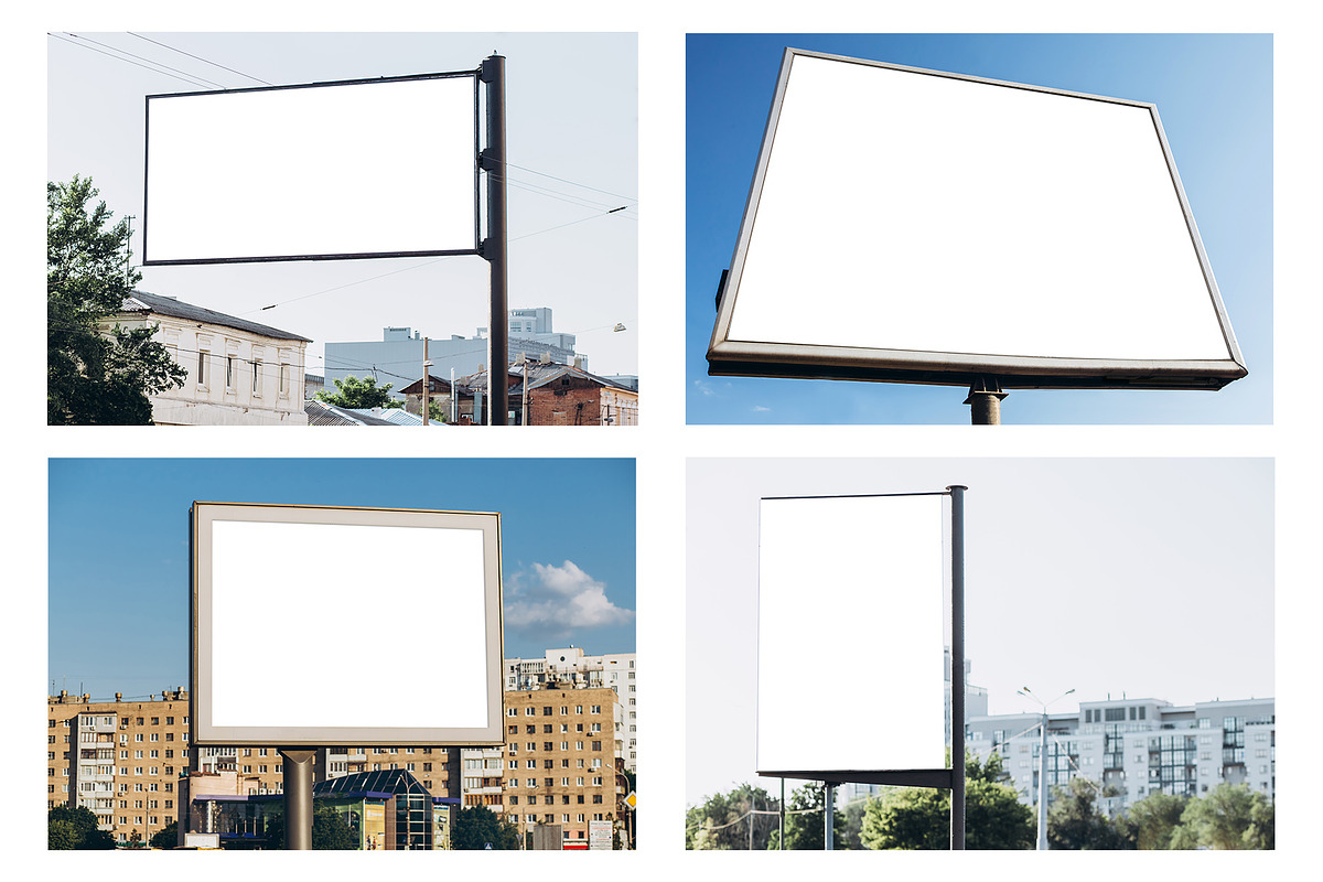 Urban billboard mock-up bundle, an Advertising Mockup by Antikva17 (Photo 6 of 6)