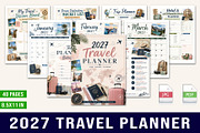 2027 Travel Planner, a Stationery Template by Designmela01 (Thumbnail 1 of 5)