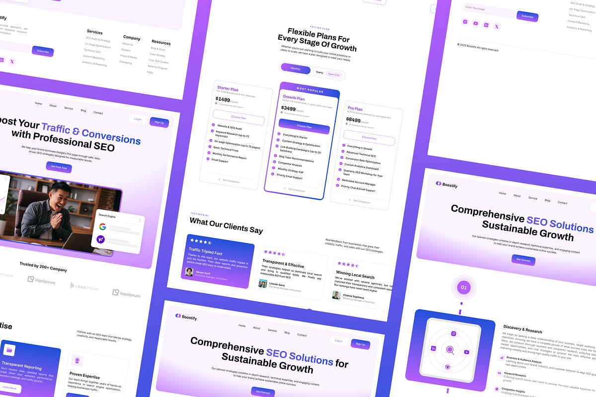 Boostify - SEO Landing Page preview 4