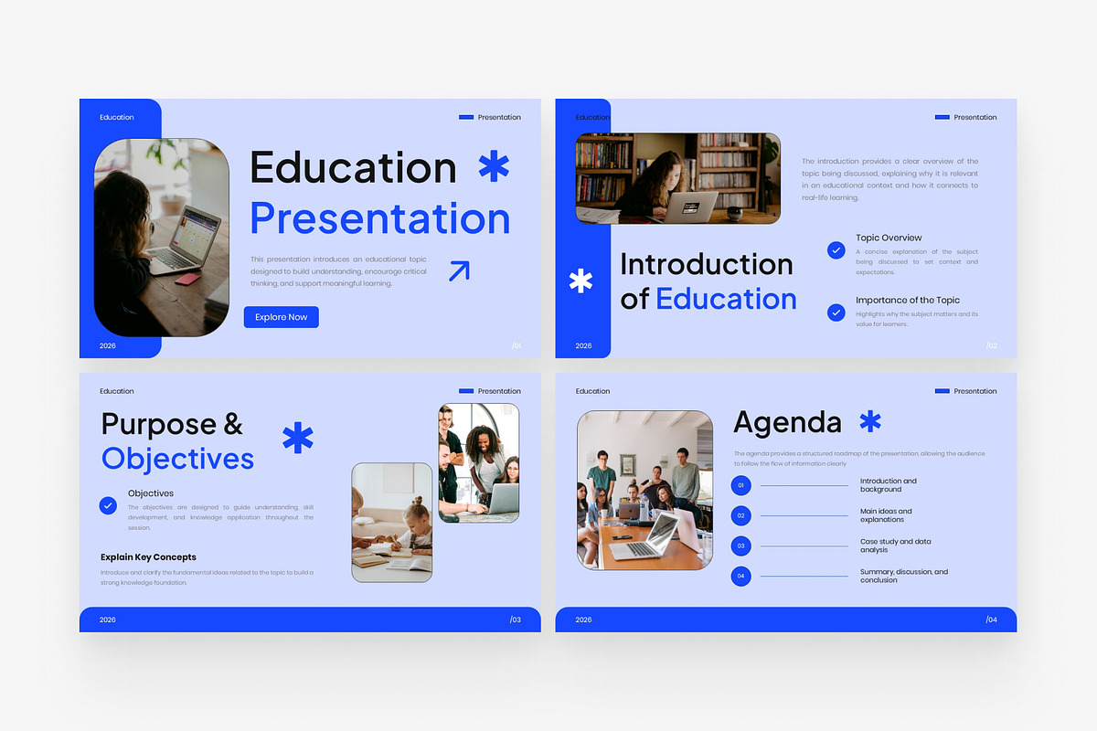Education Powerpoint Template, a Presentation Template by Eklip Studio (Photo 3 of 6)