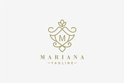Crest Monogram Logo, a Branding & Logo Template by Logosava (Thumbnail 2 of 2)