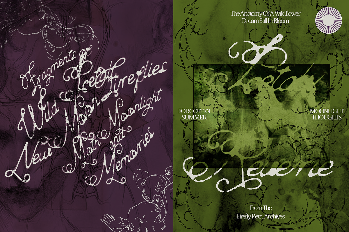 Wild Flower - Gothic Script, a Script Font by Setara Langit CreativeStd (Photo 12 of 15)